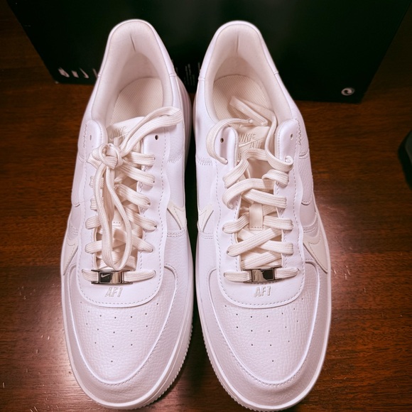 Nike AF1 PLT.AF.ORM white on white Sneakers BNWT - Picture 1 of 6